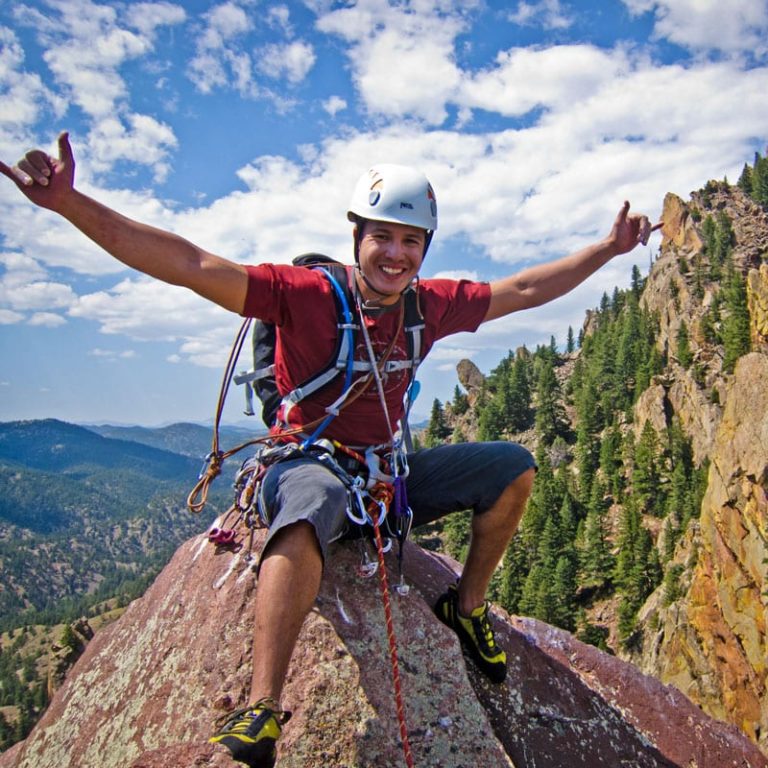 Eldorado Canyon Classic Climb Guided rock climbing in Eldorado Canyon.